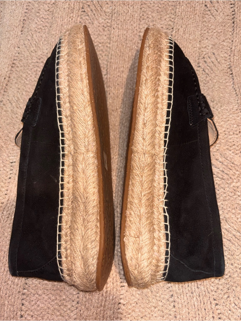 NWT Kate Spade Eastwell Black Suede Espadrille Loafers Women’s 10 - Picture 7 of 10